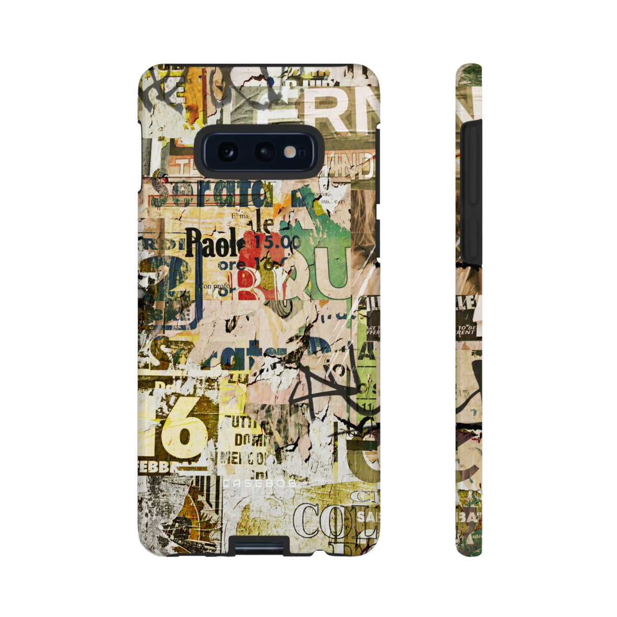 Grunge Vintage Poster - Protective Phone Case