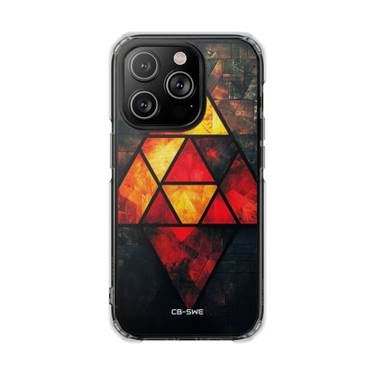 Triangles Illuminate Warmth iPhone Case - Impact