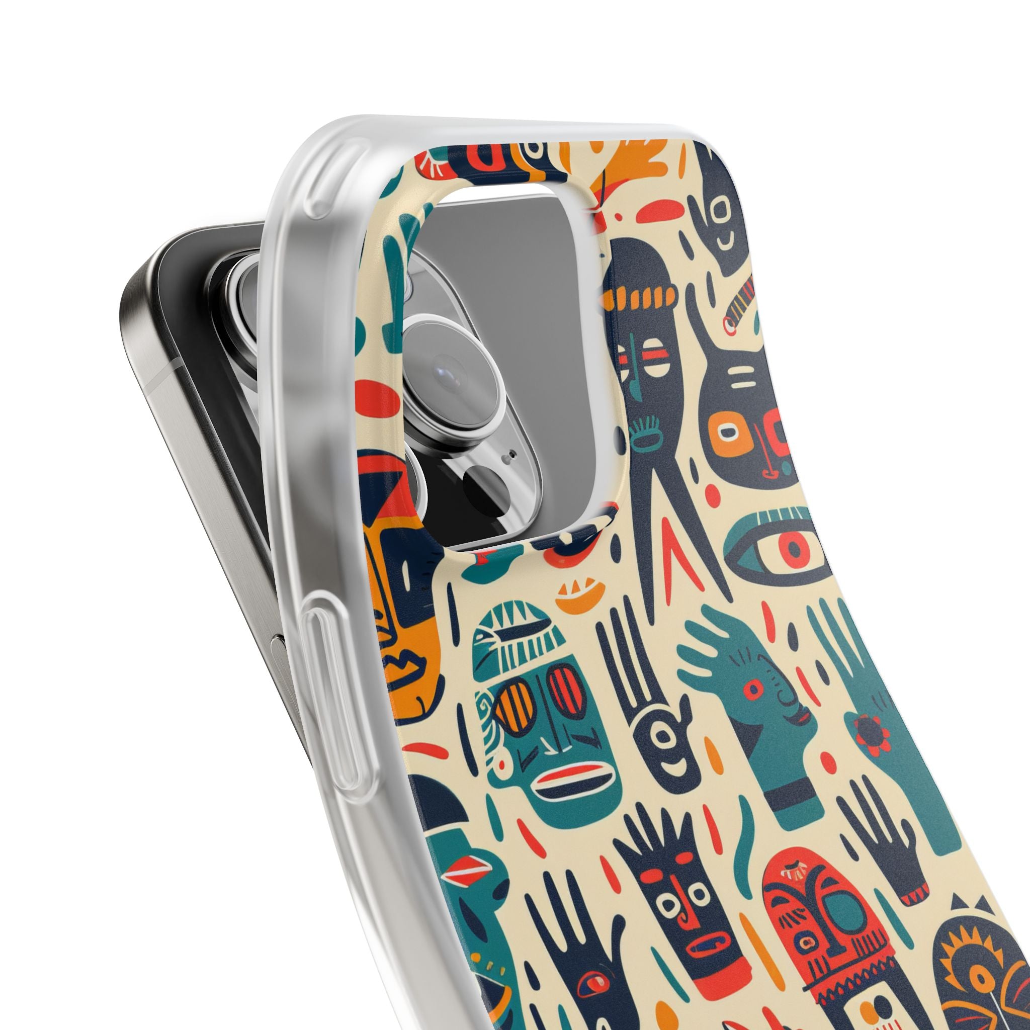 Vivid Faces iPhone 16 Pro Max Case - Soft