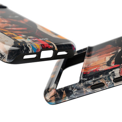 Masked Portrait Drips Google Pixel 8 Case - Tough