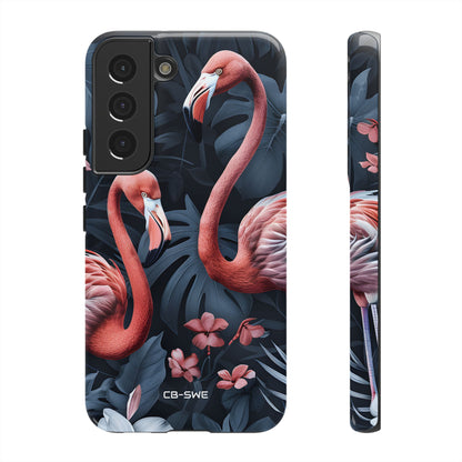 Flamingos Embrace Nature - Samsung Case