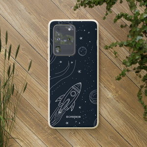 Cosmic Doodle Adventure | Biodegradable Phone Case