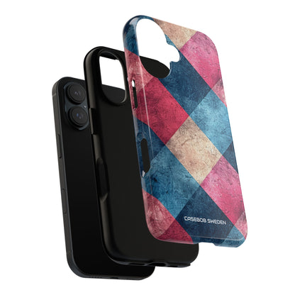 Bold Geometric Squares - Tough iPhone 16 Phone Case