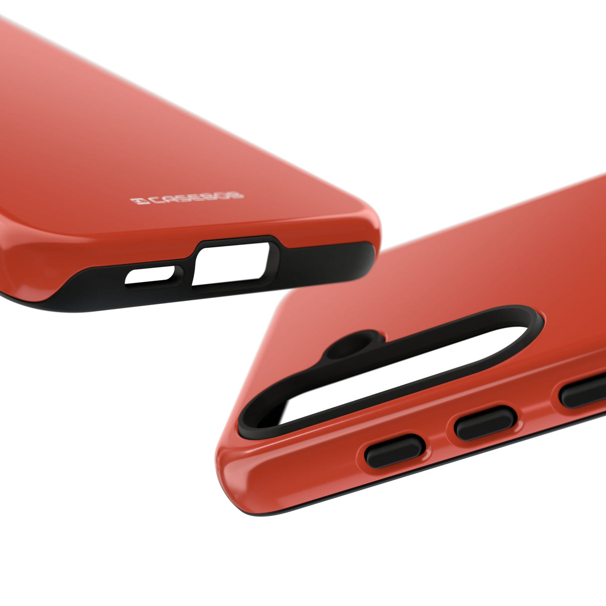 Vibrant Minimalism: Bold Red-Orange - For Samsung S24