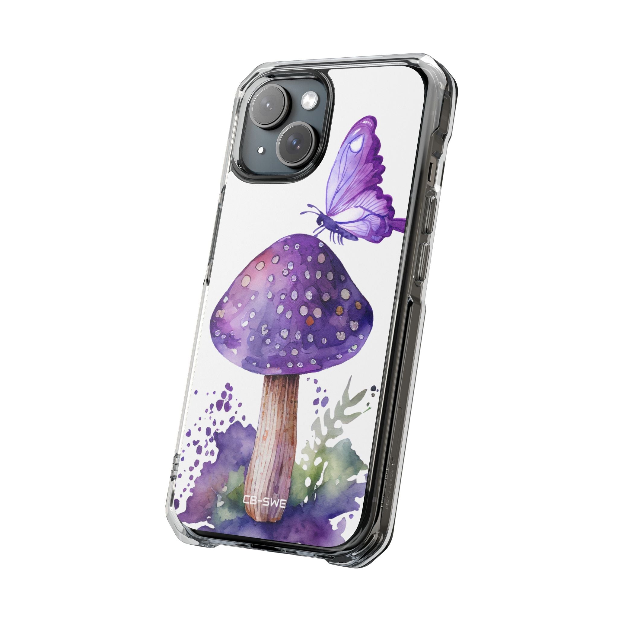 Whimsical Butterfly Perch iPhone Case - Impact