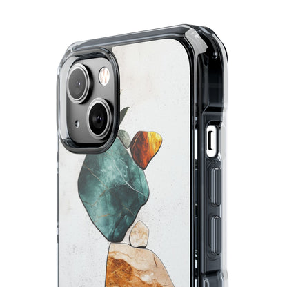Stone Shapes Embrace iPhone Case - Impact