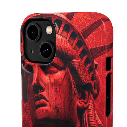 Zen Red Liberty Vision iPhone 14 - Slim Phone Case