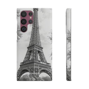 Parisian Monochrome Majesty | Slim Phone Case for Samsung