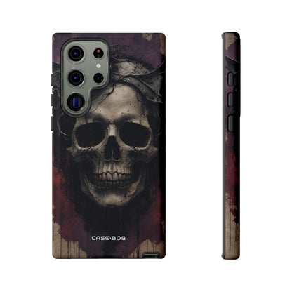 Gothic Skull Crown Samsung S23 Ultra Case - Tough