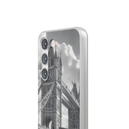 Tower Bridge Monochrome Architecture Study Samsung S23 - Flexi Phone Case