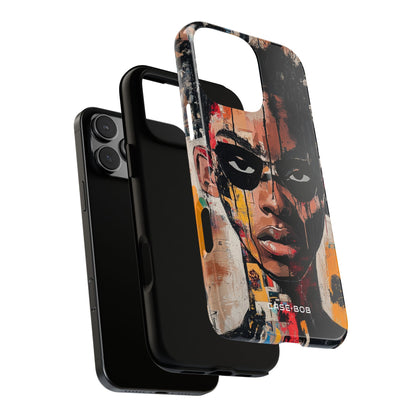 Masked Portrait Drips iPhone 16 Pro Max Case - Tough