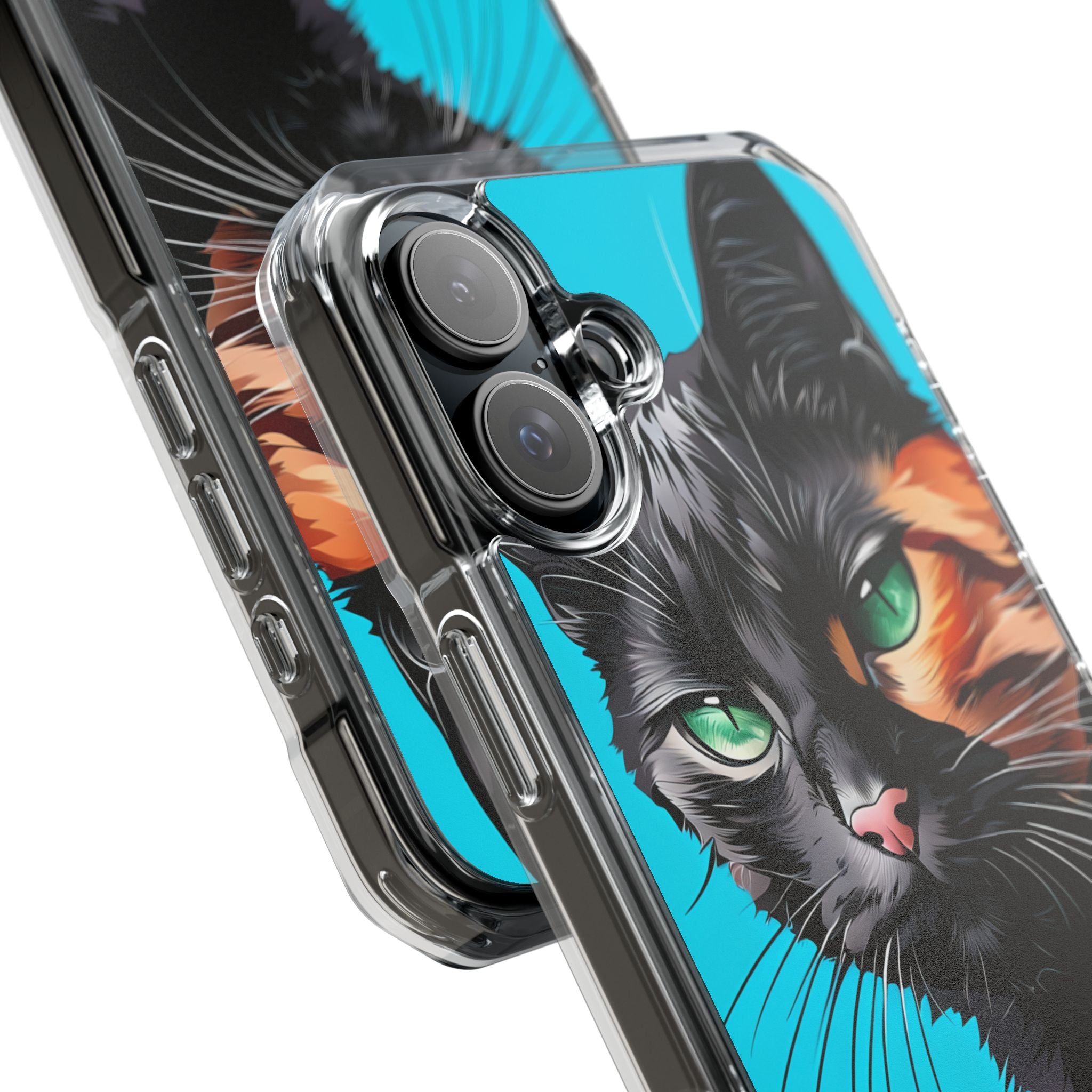Curious Cat Stare iPhone Case - Impact