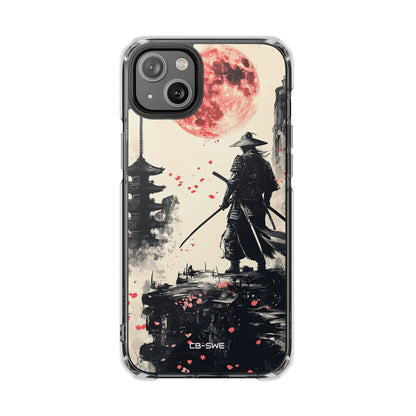 Samurai Gazes Moonward iPhone Case - Impact