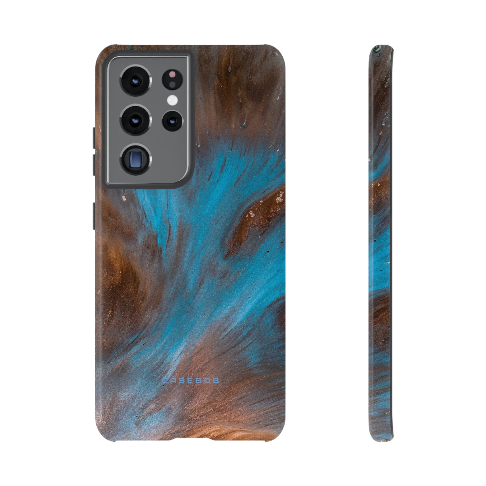 Blue Lagoon Ink Art - Protective Phone Case