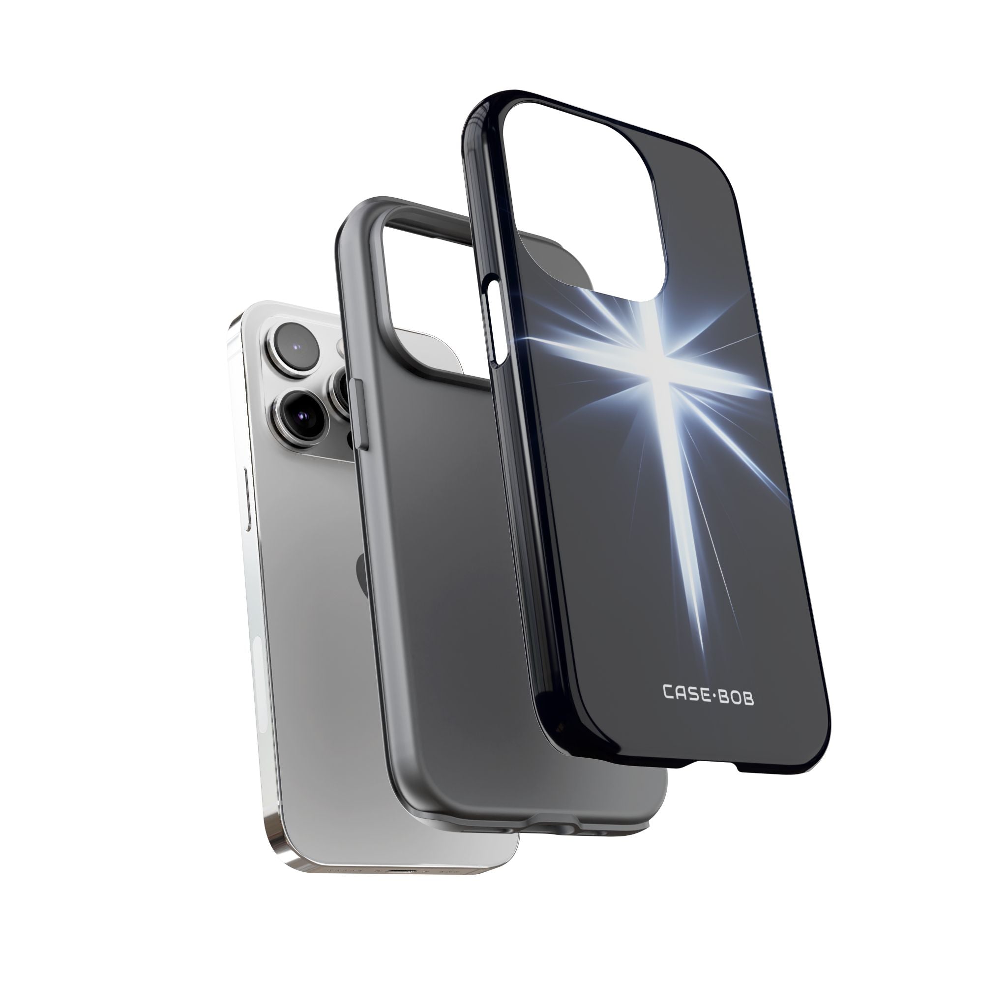 Glowing Crossburst iPhone 14 Pro Case - Tough