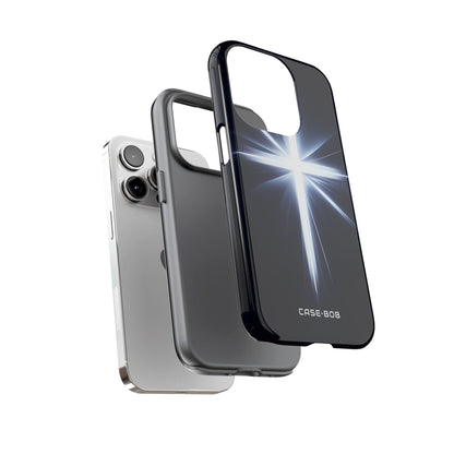 Glowing Crossburst iPhone 14 Pro Case - Tough