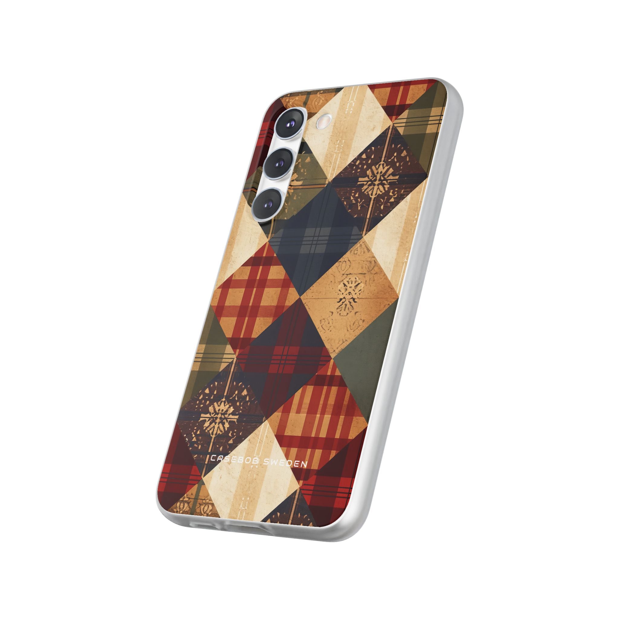 Rustic Geometric Patchwork Harmony Samsung S23 - Flexi Phone Case