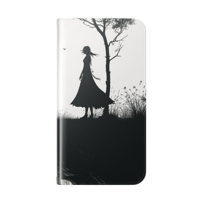 Cliff Silhouette - iPhone 15 Plus Case - Wallet