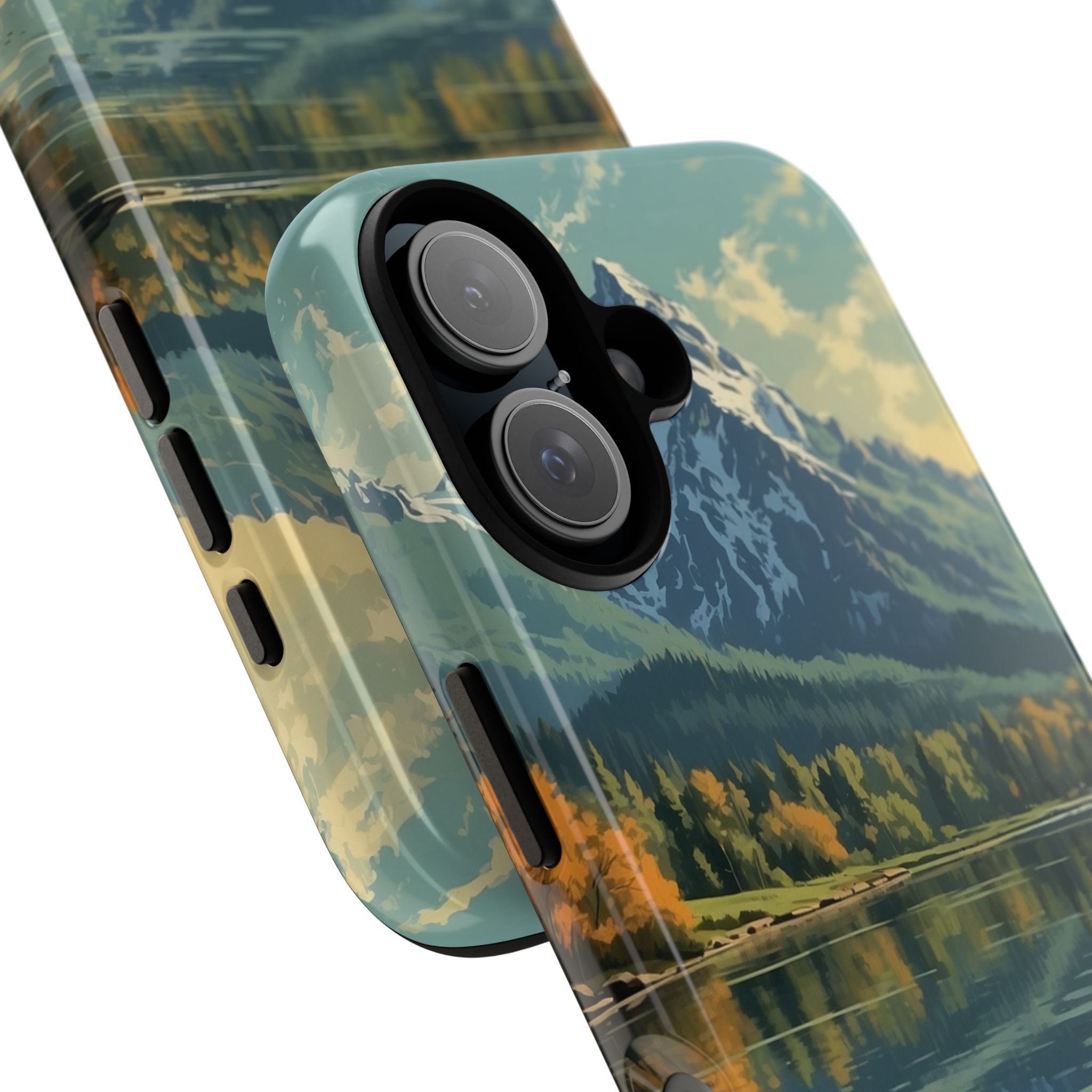 Mountain Reflects Calm - iPhone Case