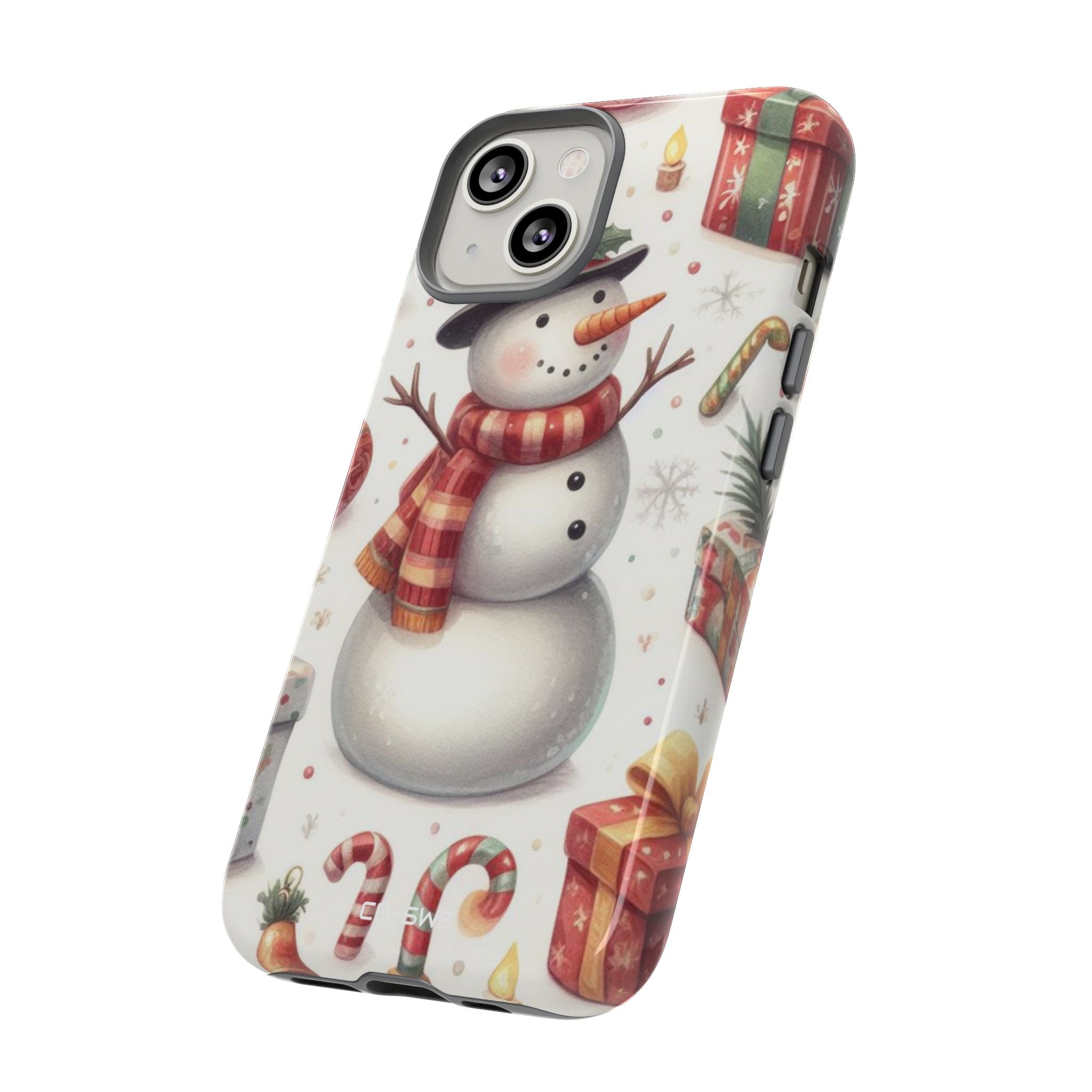 Snowman Welcomes Joy - iPhone Case