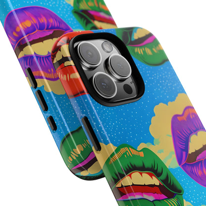 Colorful Lipscape iPhone 16 Pro Max Case - Tough