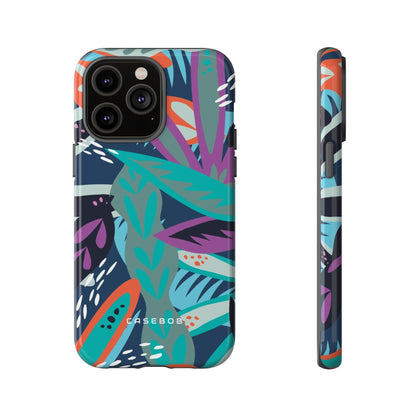 Tropical Leaf Moz - Protective Phone Case