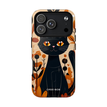 Black Cat Glow iPhone 17 Pro Case - Tough+