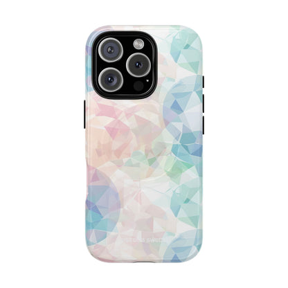 Pastel Geometry Background - Tough + MagSafe® iPhone 16 Phone Case