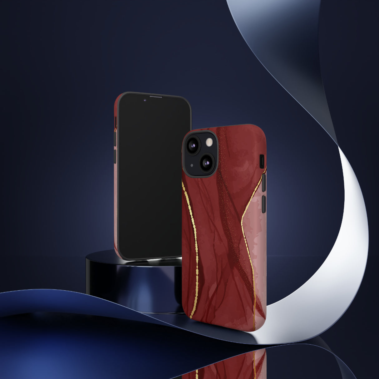 Dark Red - Protective Phone Case