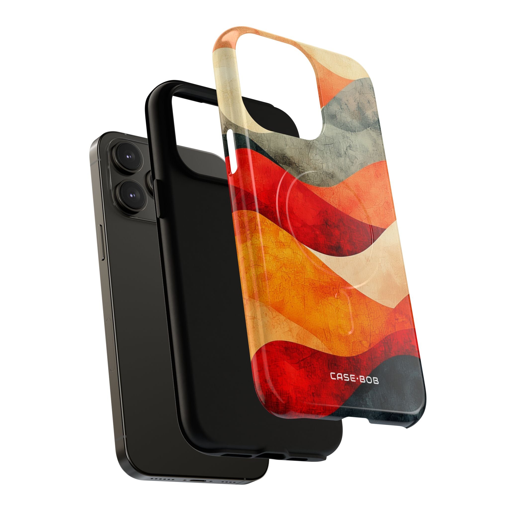 Cracked Wave Sunset iPhone 14 Pro Max Case - Tough+