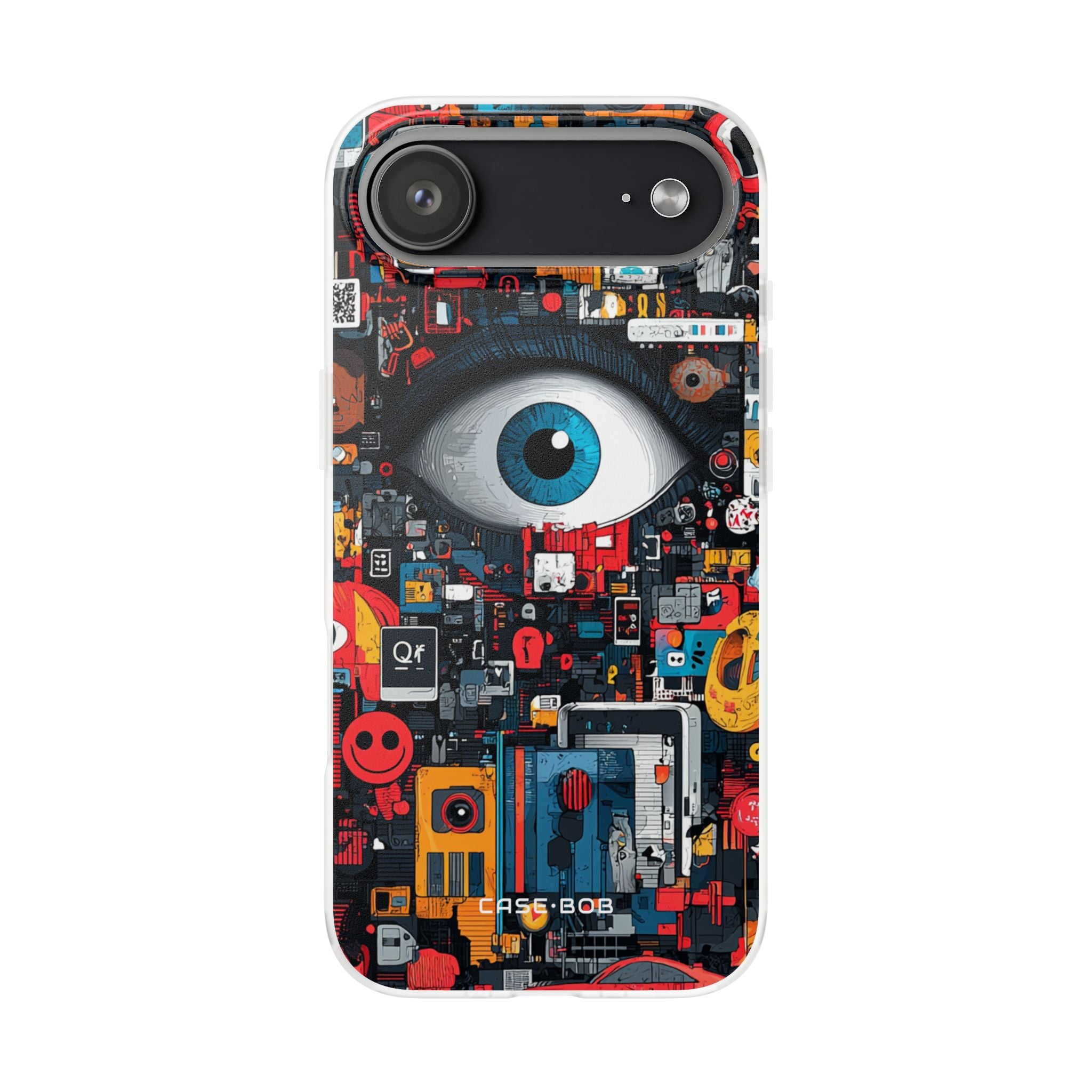 Digital Eye Blue iPhone 17 Air Case - Soft