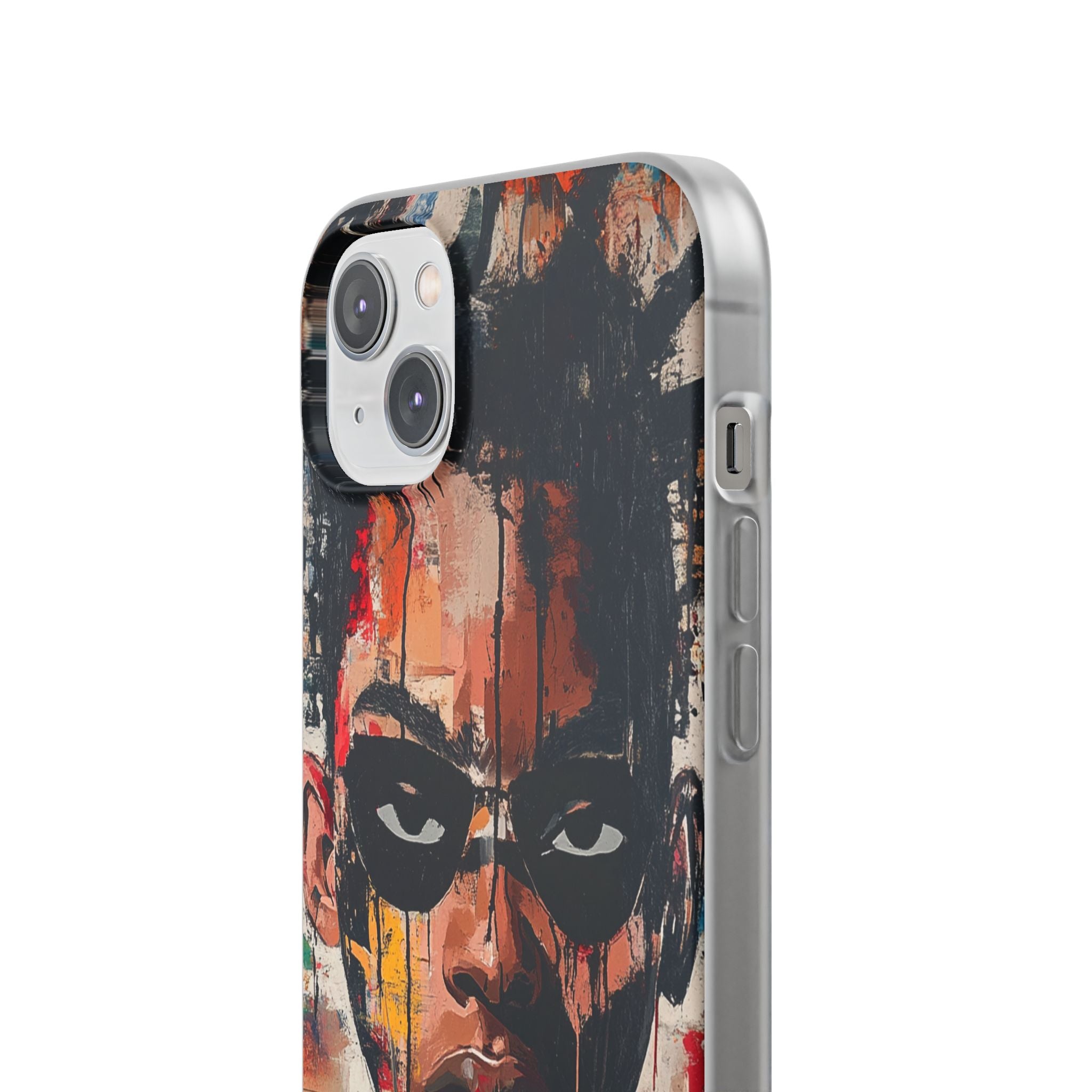 Masked Portrait Drips iPhone 14 Plus Case - Soft