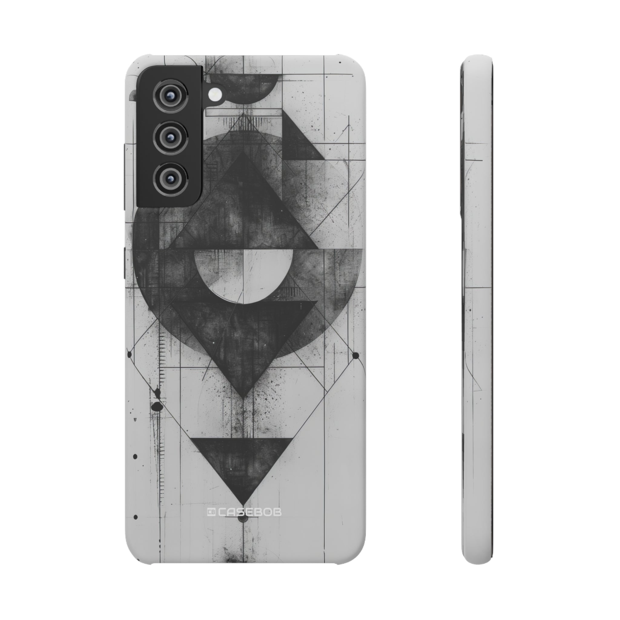 Monochrome Geometry | Slim Phone Case for Samsung