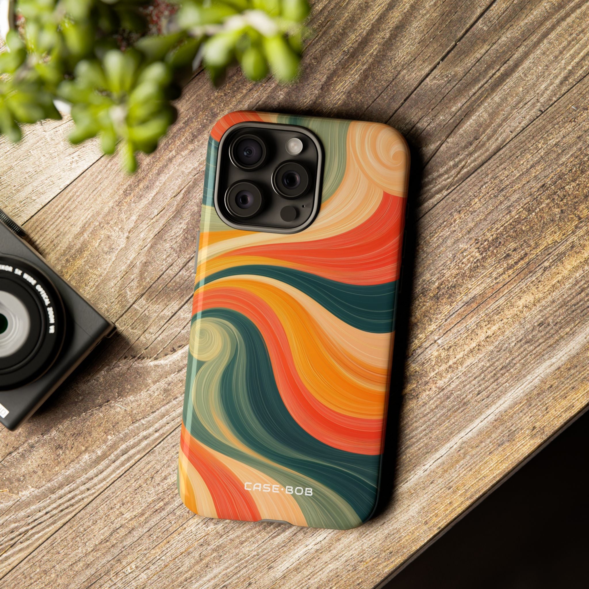 Swirling Ember iPhone 15 Pro Max Case - Tough