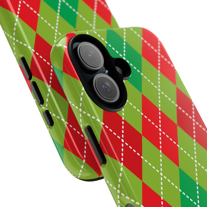 Diamond Shapes Dance - iPhone Case
