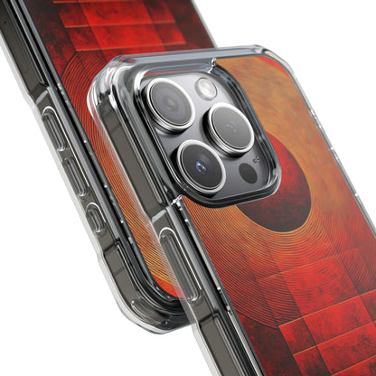 Crimson Orbit iPhone 15 Pro Case - Impact