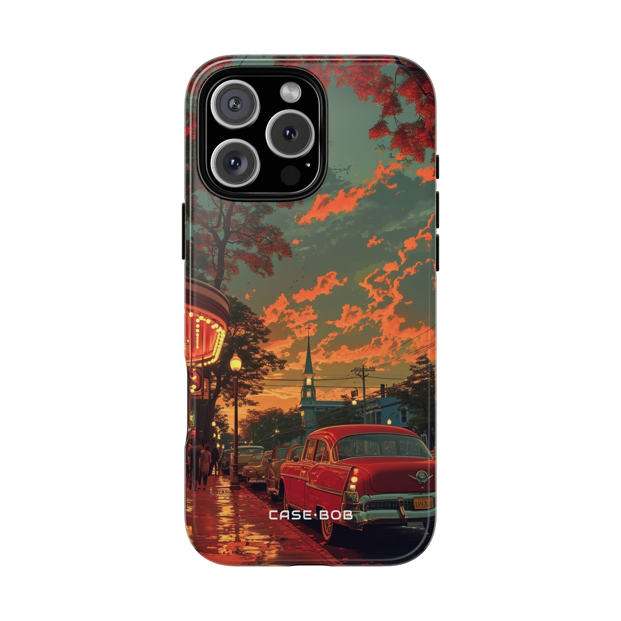 Crimson Classic iPhone 16 Pro Max Case - Tough