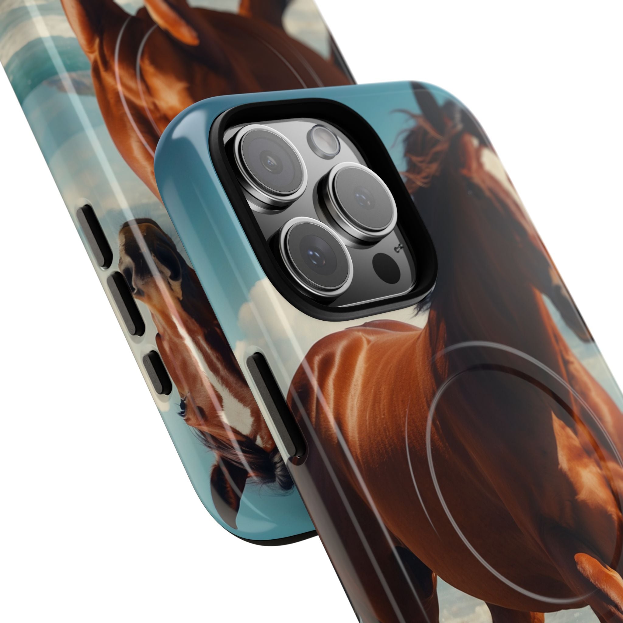 Blazing Horse iPhone 16 Pro Max Case - Tough+