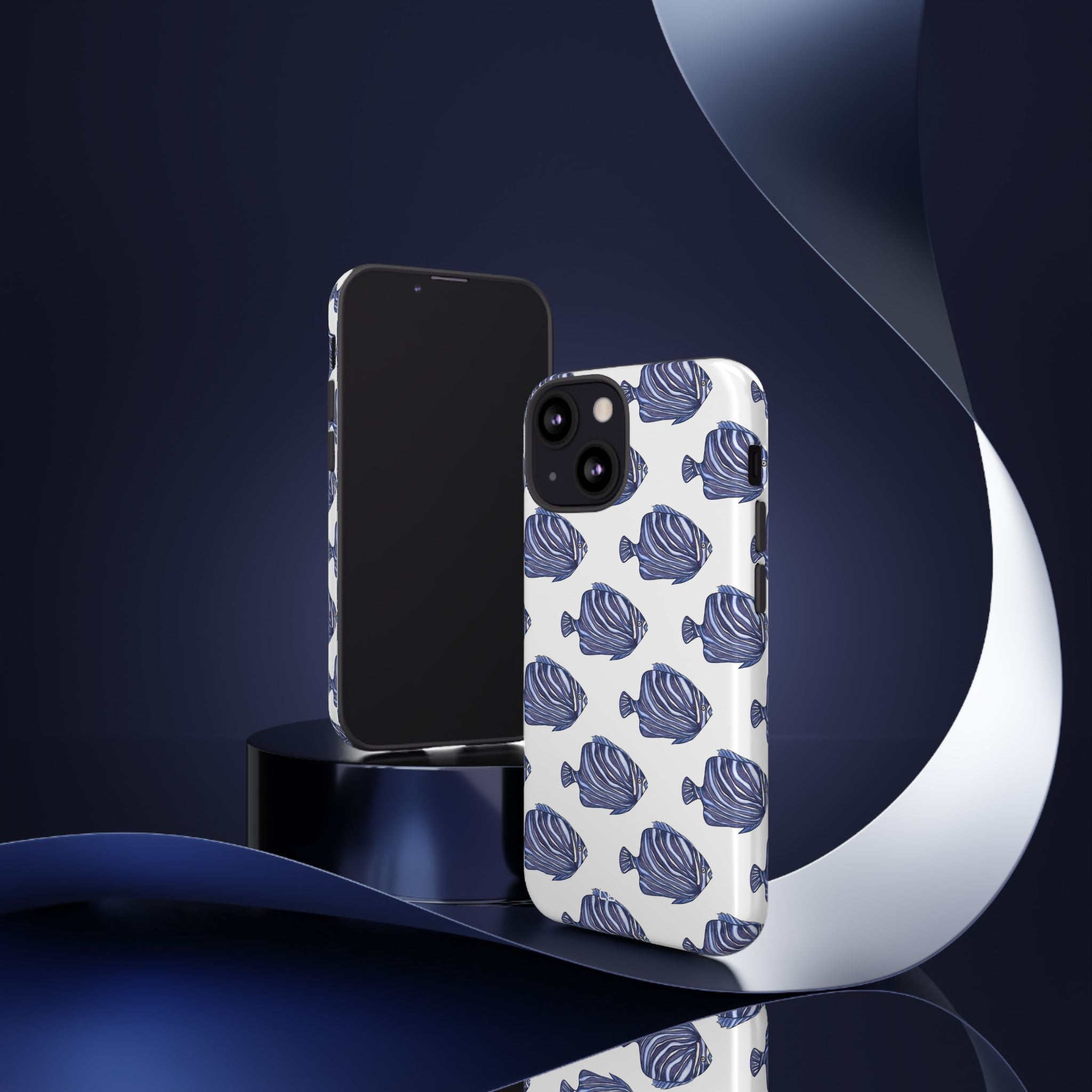 Swimmers Dance Gracefully - iPhone Case