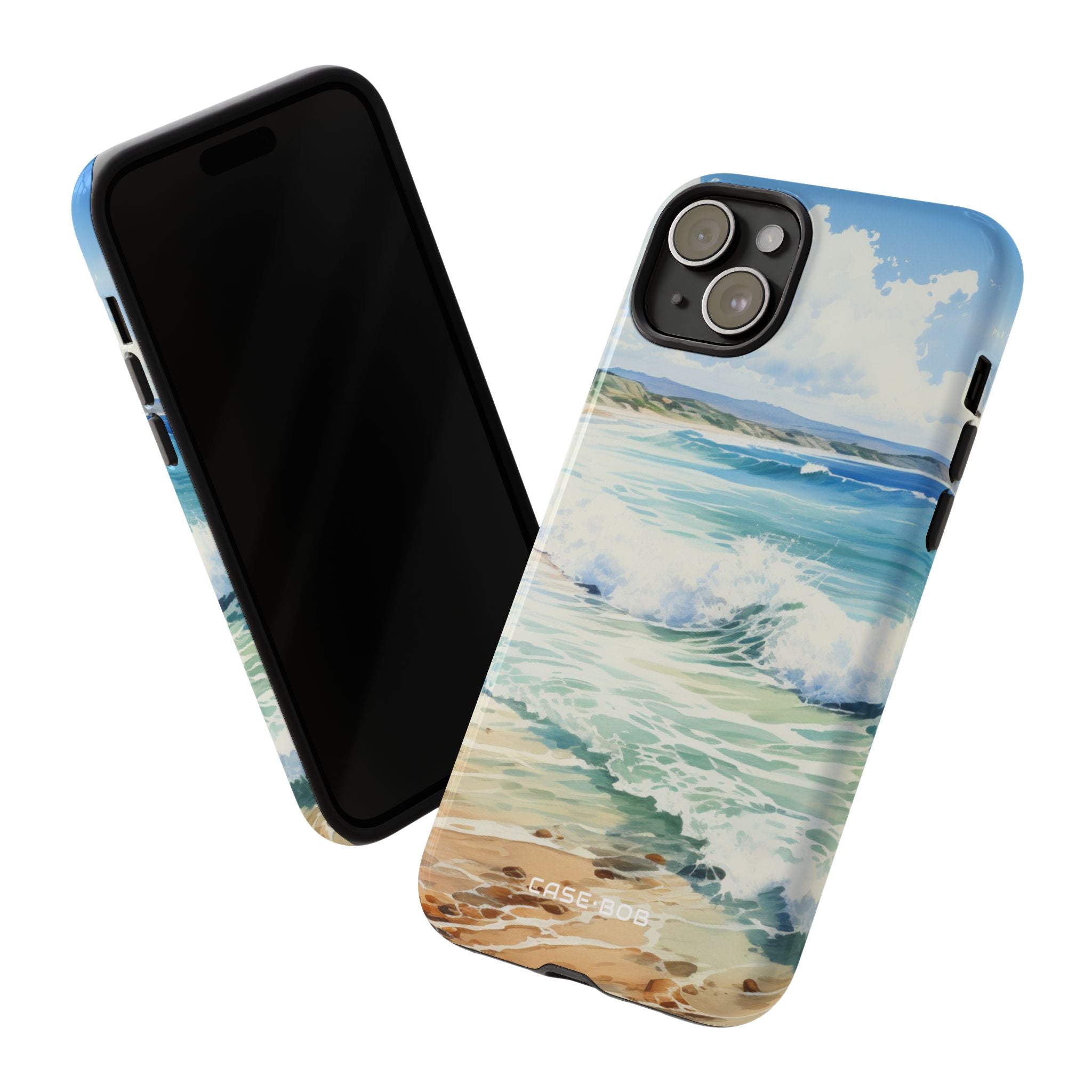 Foamy Wave Breeze iPhone 15 Plus Case - Tough