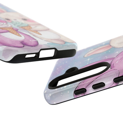 Rabbits Enjoy Ice Cream - Samsung Case
