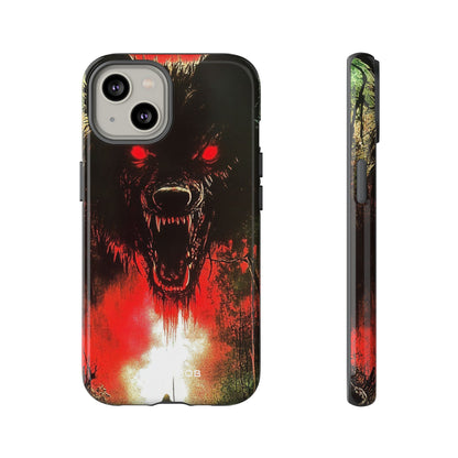 Crimson Wolf iPhone 14 Case - Tough