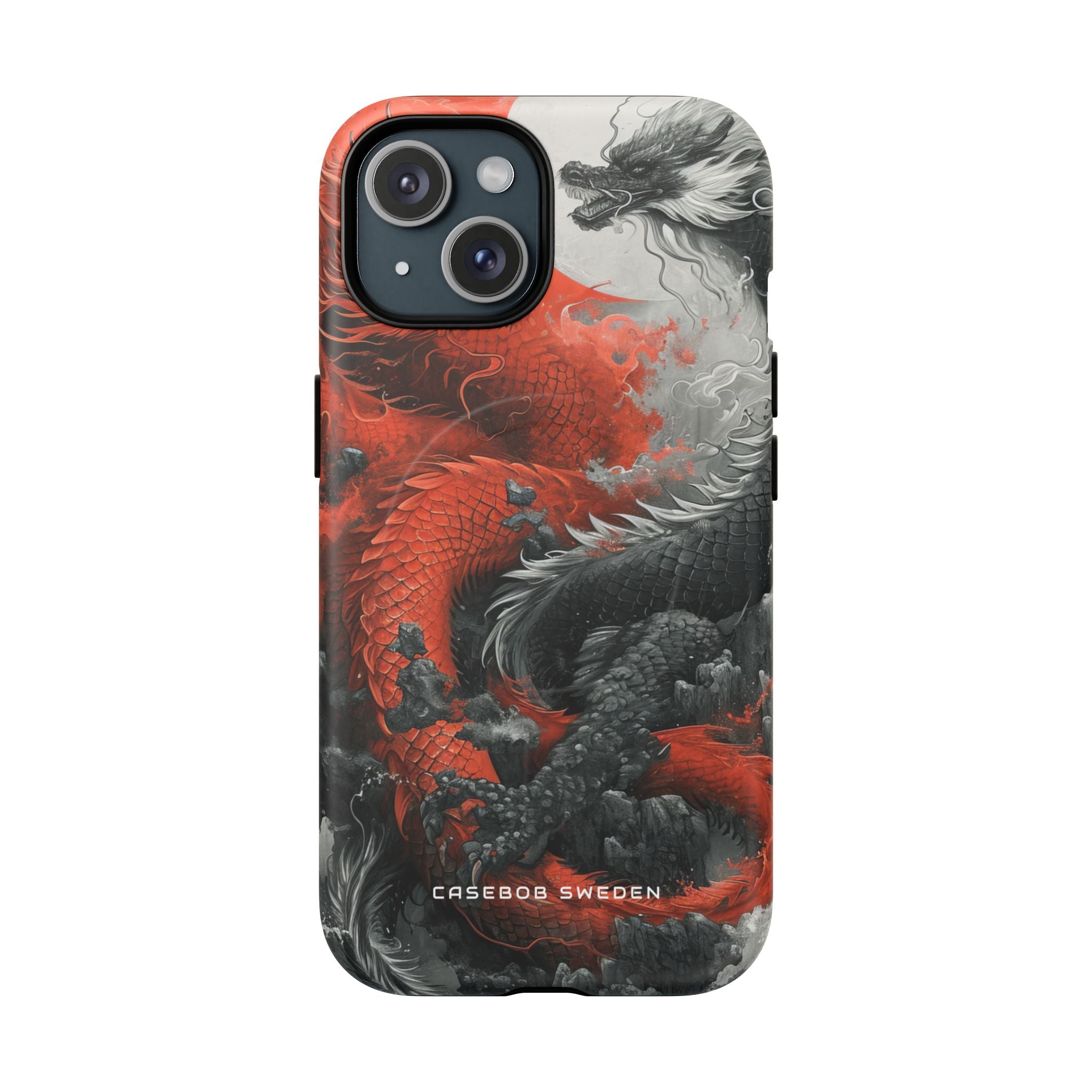 Zen Dragon Harmony iPhone 15 | Tough+ Phone Case