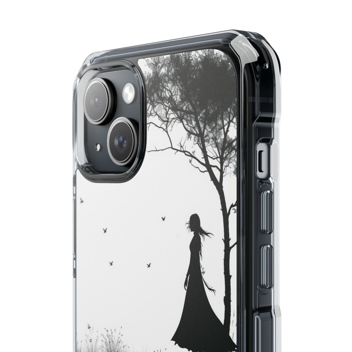 Solitary Serenity - Phone Case for iPhone (Clear Impact - Magnetic)