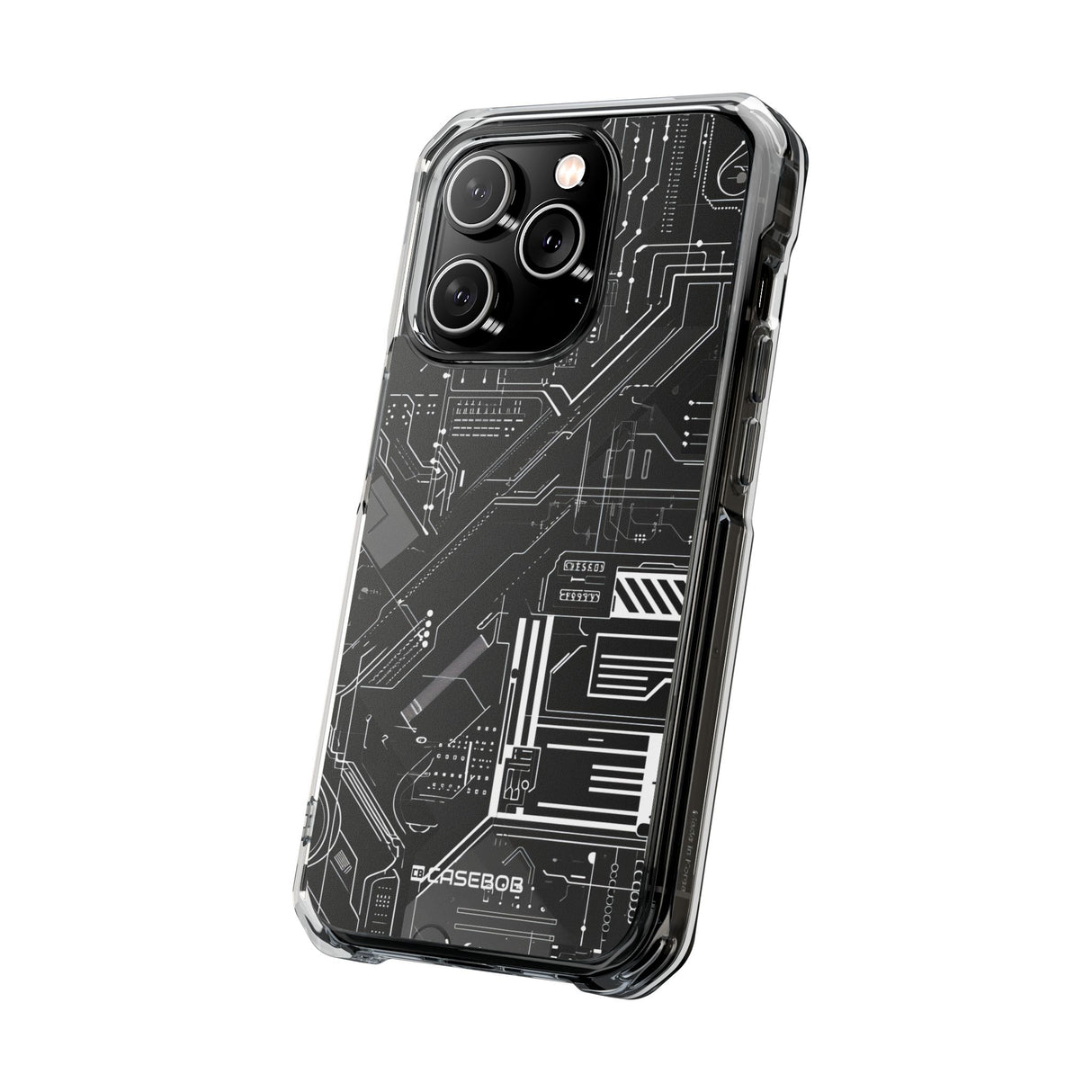 Circuit Overdrive - Phone Case for iPhone (Clear Impact - Magnetic)