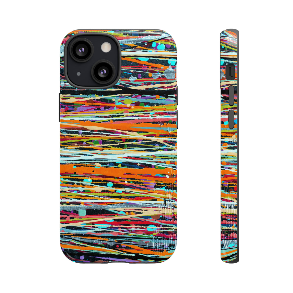 Oil painting - Stripe - Protective Phone Case