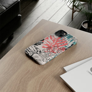 Rough Grunge Tropical - Protective Phone Case