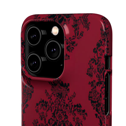 Gothic Crimson Elegance iPhone 14 - Slim Phone Case