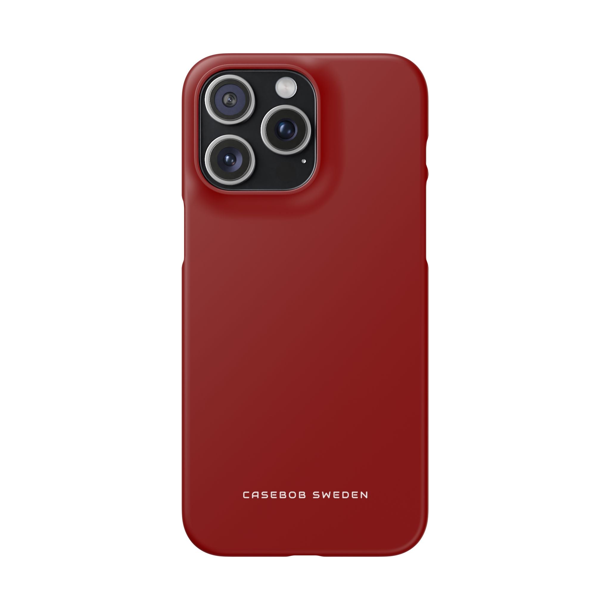 Dark Red iPhone 15 - Slim Phone Case