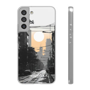 Urban Serenity Glow | Flexible Phone Case for Samsung Galaxy